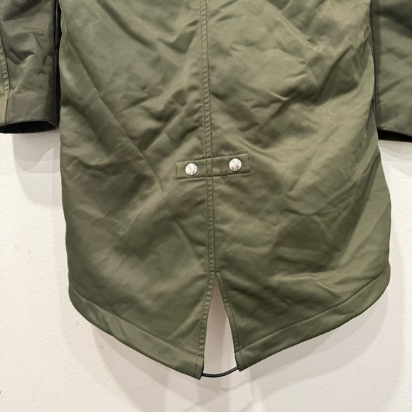 Kenzo x H&M Army Green Long Trench Parka Jacket S - Picture 8 of 10